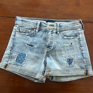 Pilcro and letterpress by Anthropologie Denim distressed shorts